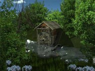 SS Water Mill - Animated Desktop Screensaver screenshot